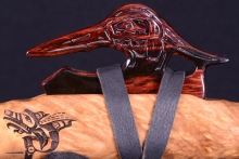 Myrtle Burl Native American Flute, Minor, Mid A-4, #I20A